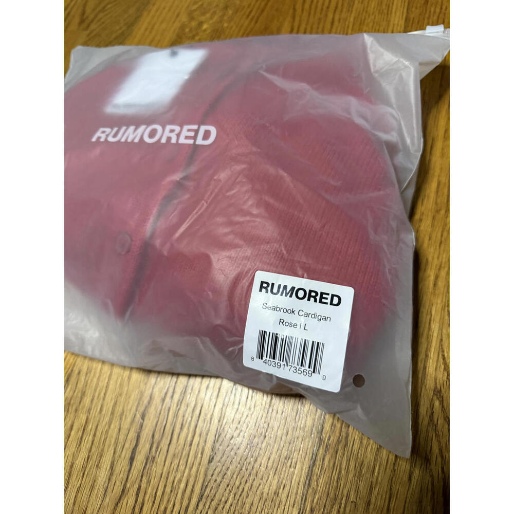 NWT! Rumored Seabrook Cardigan in Rose Size Large - Picture 3 of 5